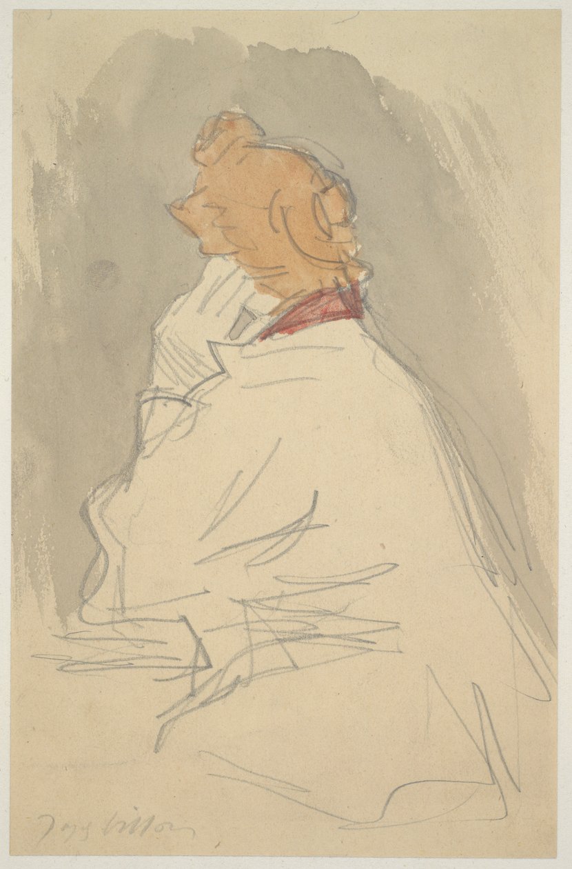 Siedząca kobieta autorstwa Jacques Villon