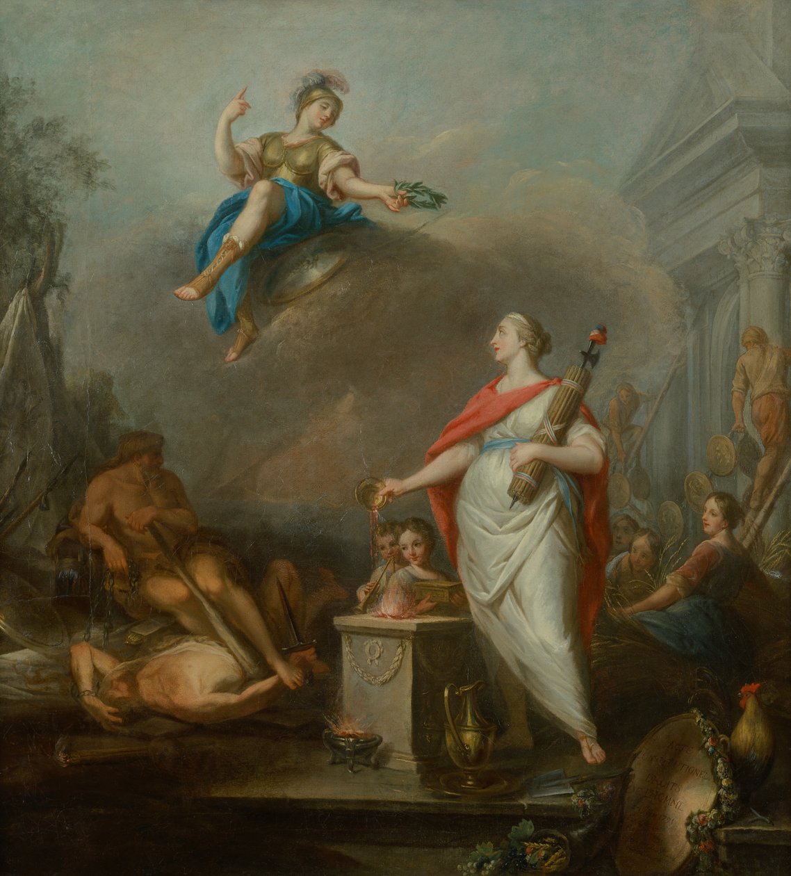 Alegoria Rewolucji 1789 autorstwa Jacques Wilbaut