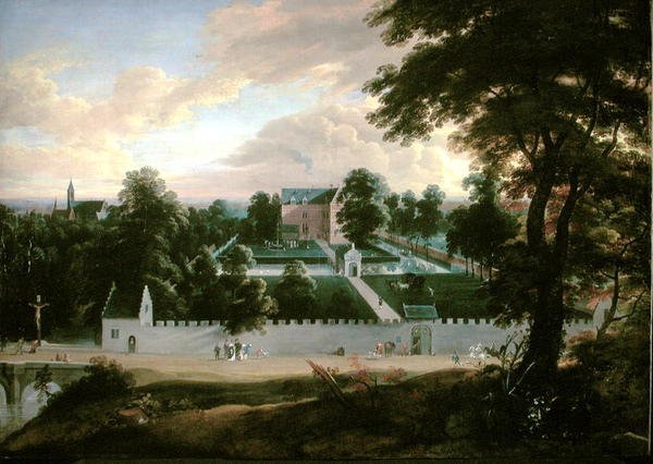 Widok na zamek autorstwa Jacques d Arthois
