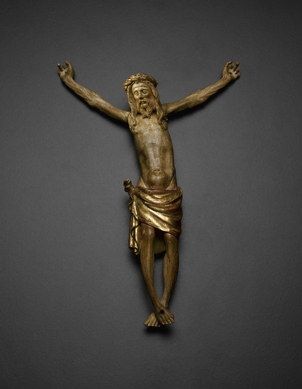 Ciało Chrystusa z Ołtarza Ukrzyżowania, 1391-99 autorstwa Jacques de Baerze or Baers