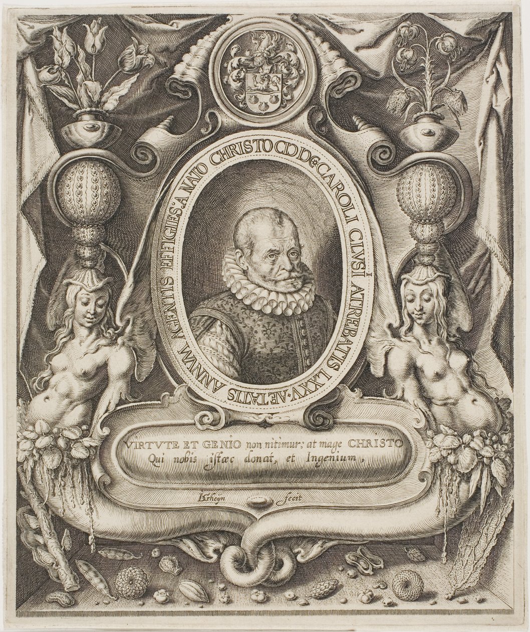 Carolus Clusius autorstwa Jacques de Gheyn II