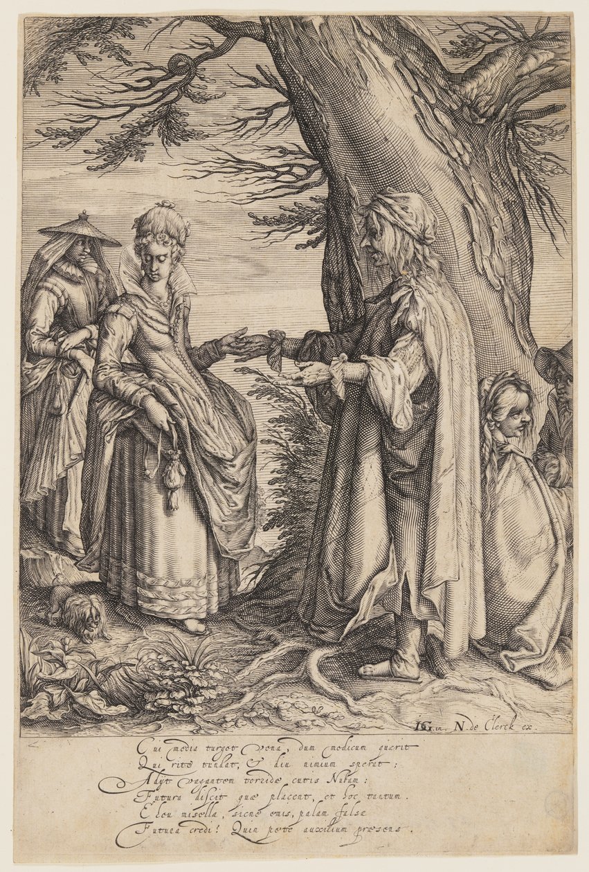Wróżbita autorstwa Jacques de Gheyn II