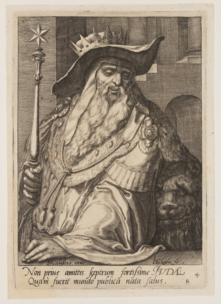 Juda, z Dwunastu synów Jakuba autorstwa Jacques de Gheyn II