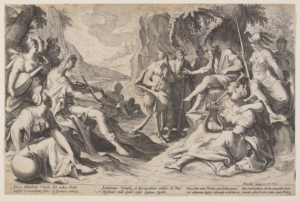 Wyrok Midasa autorstwa Jacques de Gheyn II
