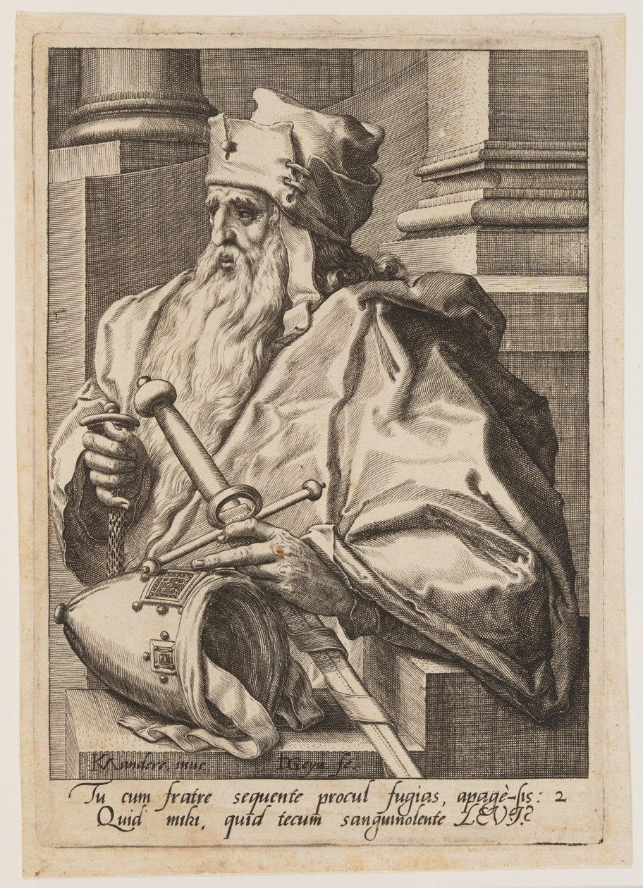 Levi, z Dwunastu synów Jakuba autorstwa Jacques de Gheyn II