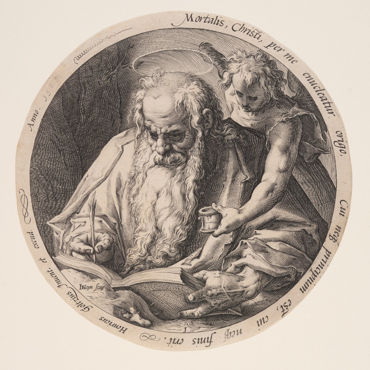 Mateusz, z Ewangelistów autorstwa Jacques de Gheyn II
