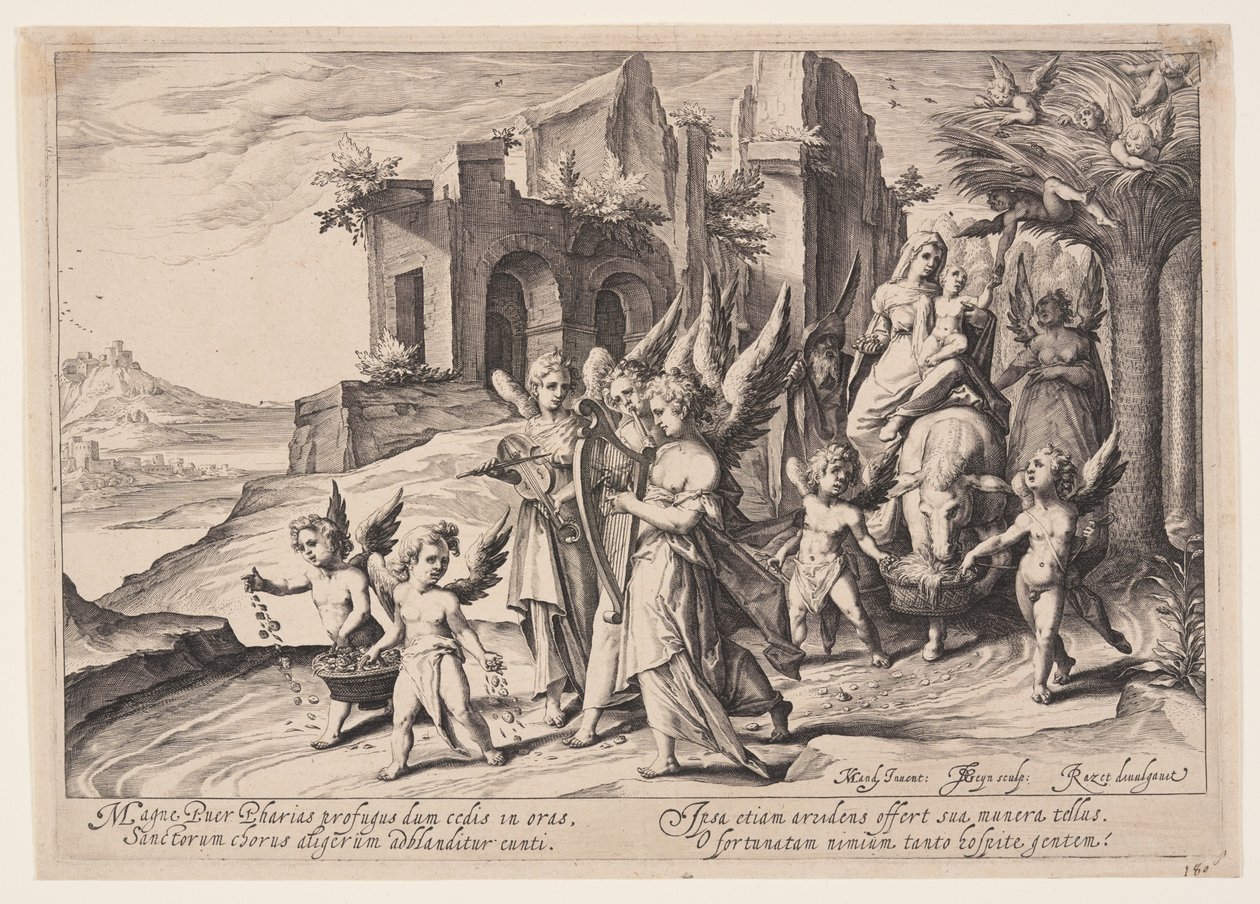 Powrót z ucieczki do Egiptu autorstwa Jacques de Gheyn II