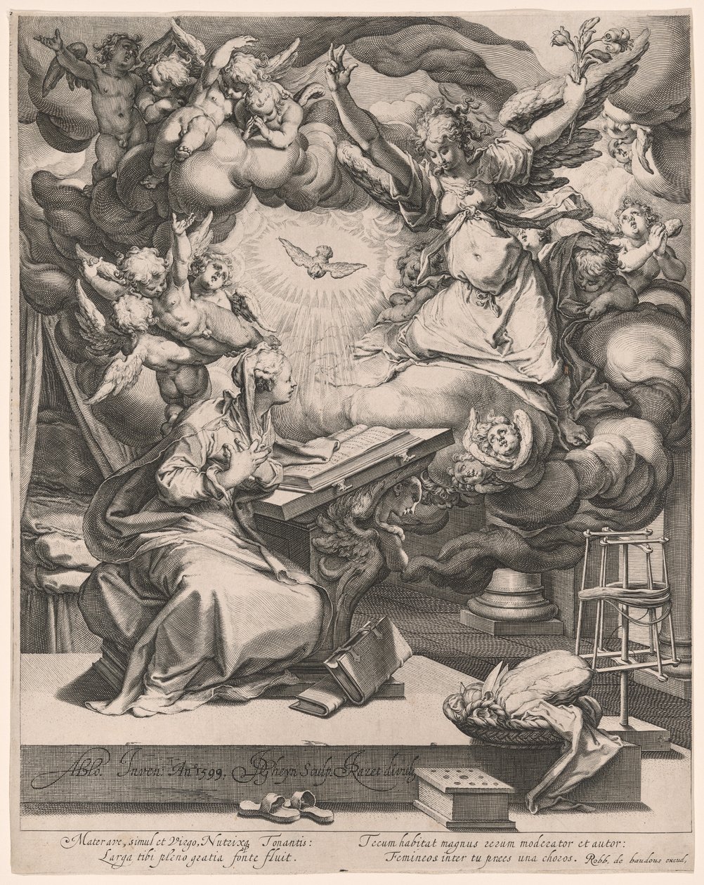 Zwiastowanie autorstwa Jacques de Gheyn II