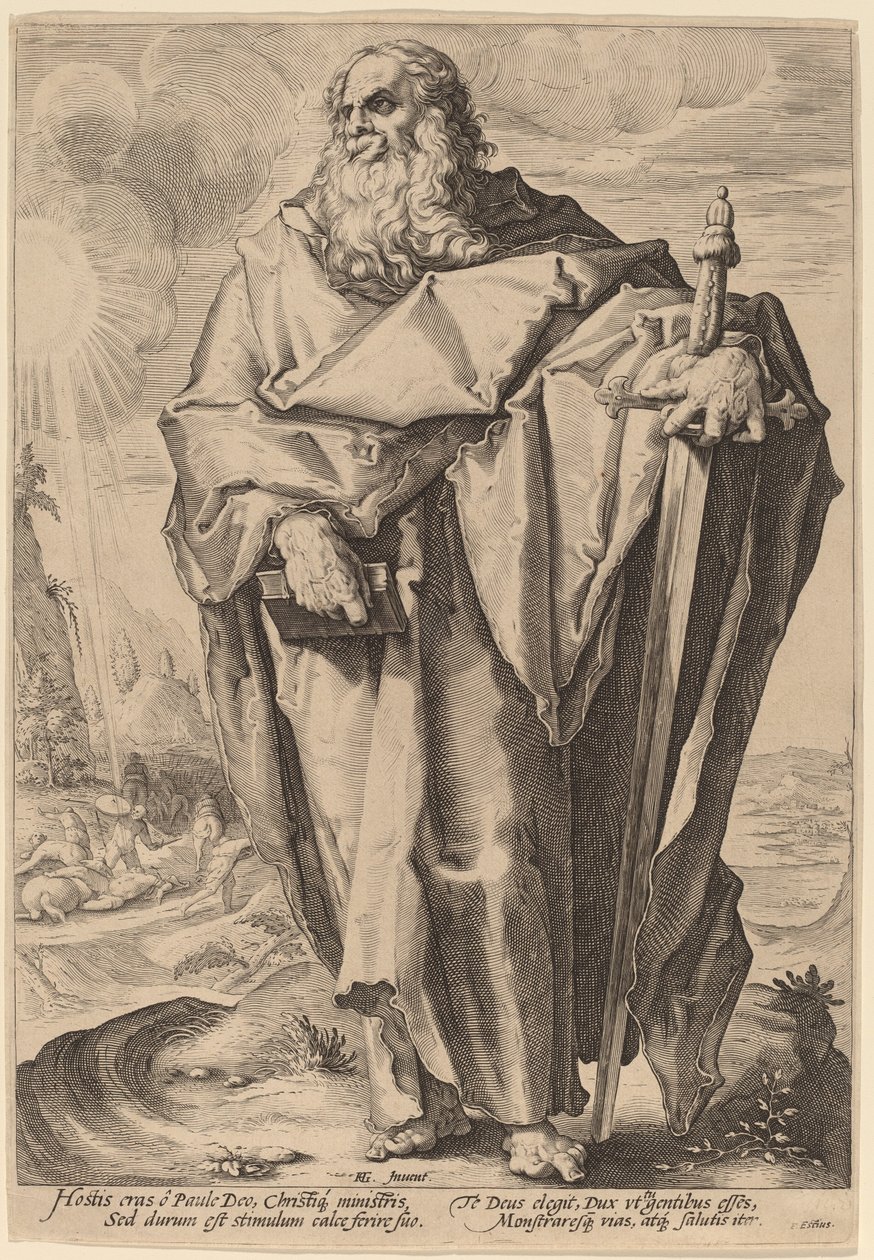 Święty Paul autorstwa Jacques de Gheyn II, after Hendrik Goltzius