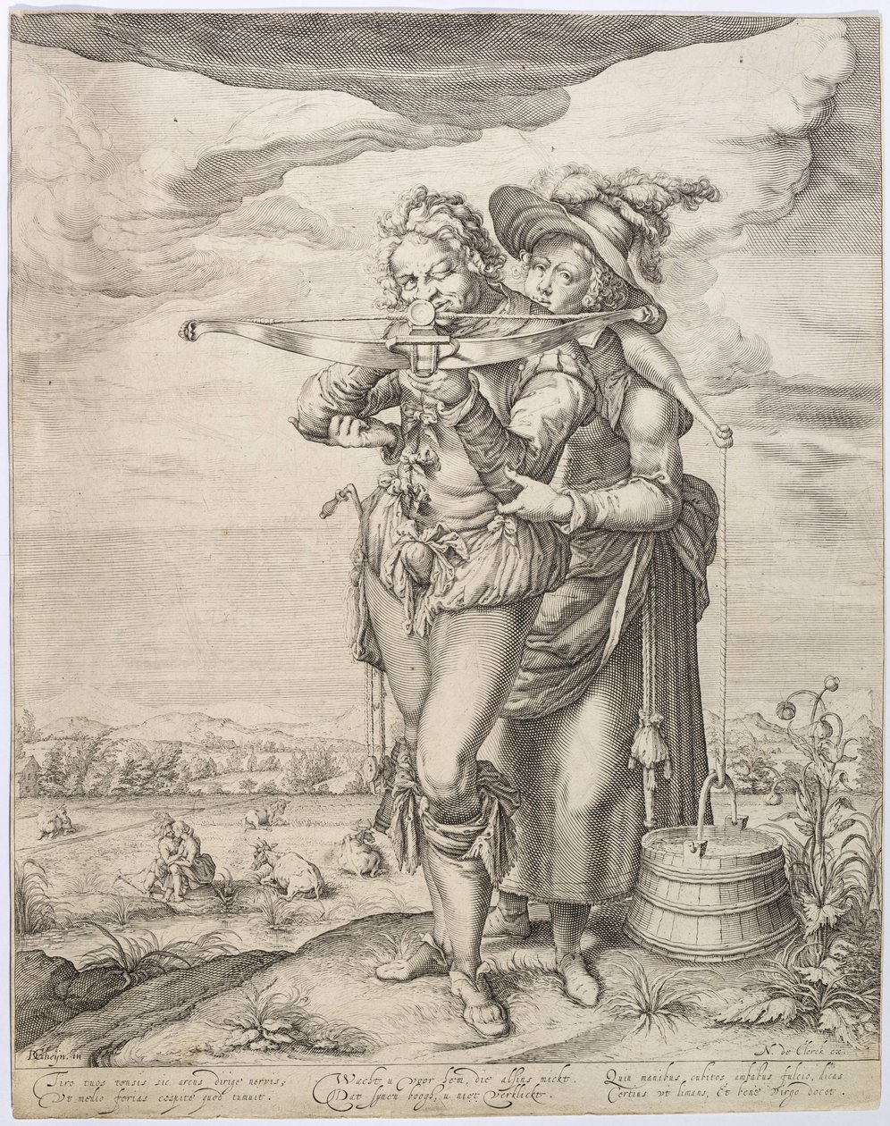 Kusznik i Mleczarka, ok. 1930 r. 1610. autorstwa Jacques de Gheyn the Younger