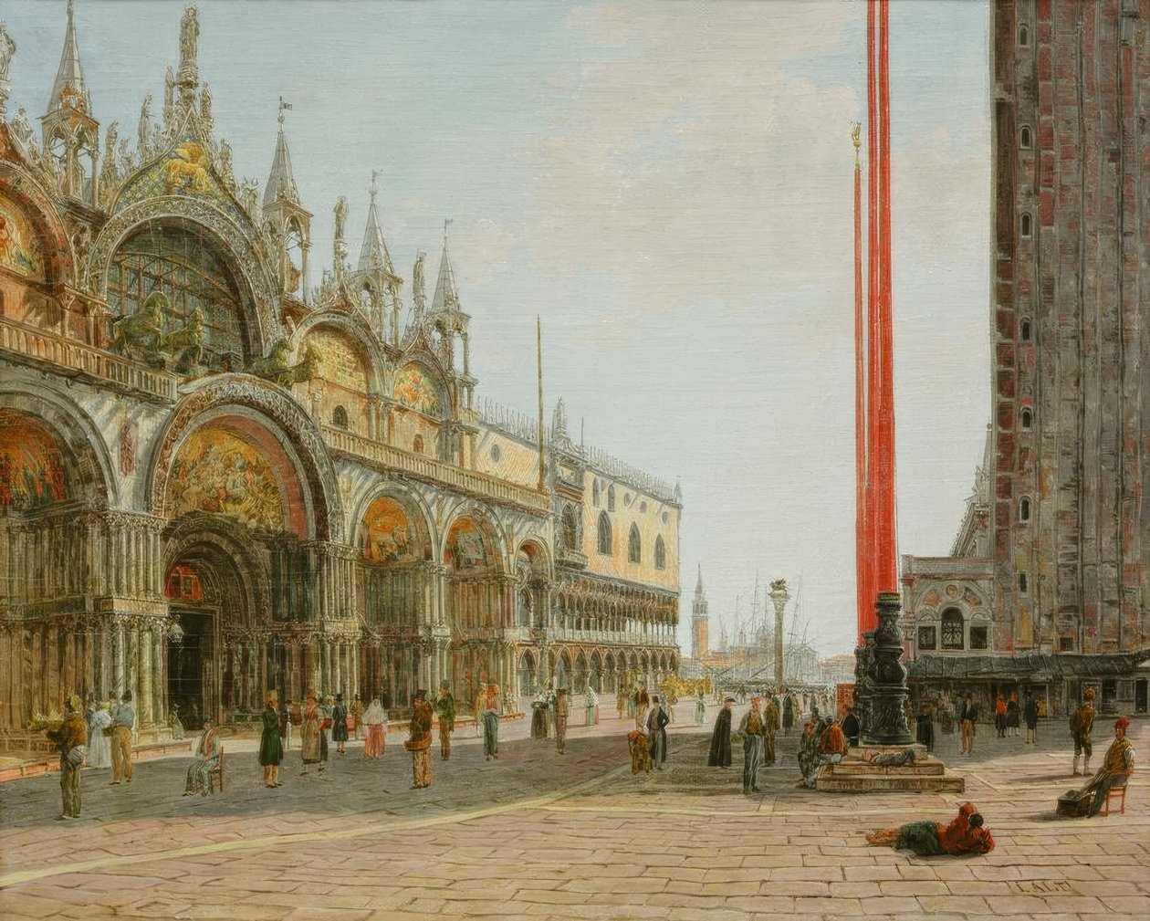 San Marco w Wenecji autorstwa Jakob Alt