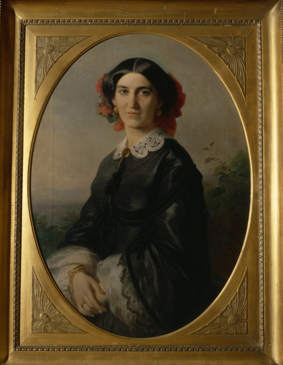 Księżniczka Johanna von Bismarck, 1857 autorstwa Jakob Becker