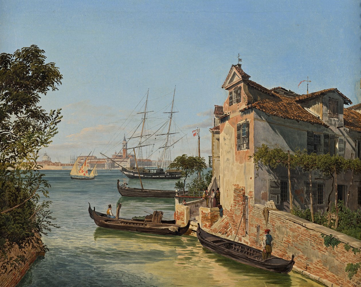 Widok na San Giorgio Maggiore w Wenecji autorstwa Jakob Alt