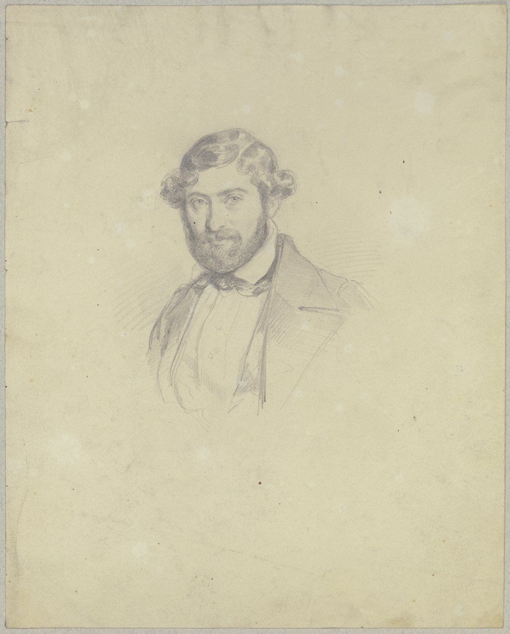 Portret muzyka Dresela z Geisenheim autorstwa Jakob Becker