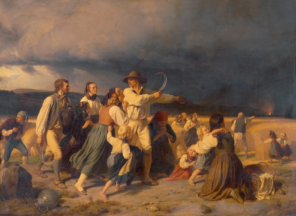 Burza autorstwa Jakob Becker