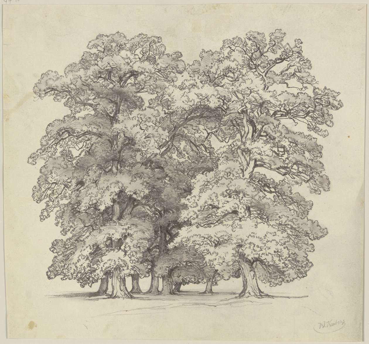 Wycinka drzew autorstwa Jakob Becker