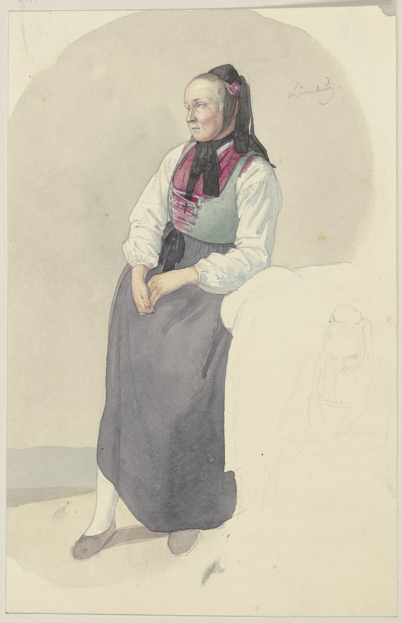 Rolniczka z Hesji autorstwa Jakob Becker
