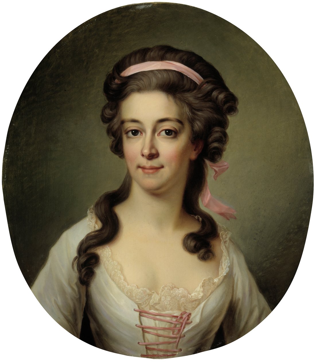 Portret hrabiny Marii Eleonory Lewenhaupt z domu Koskull 1765-1823. autorstwa Jakob Björk