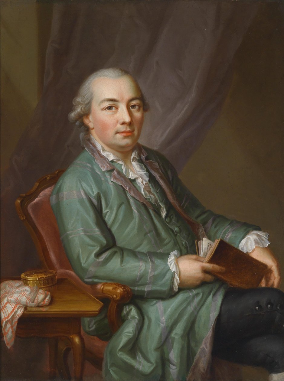 Portret Johannesa Jennera (1735-1787) autorstwa Jakob Emanuel Handmann