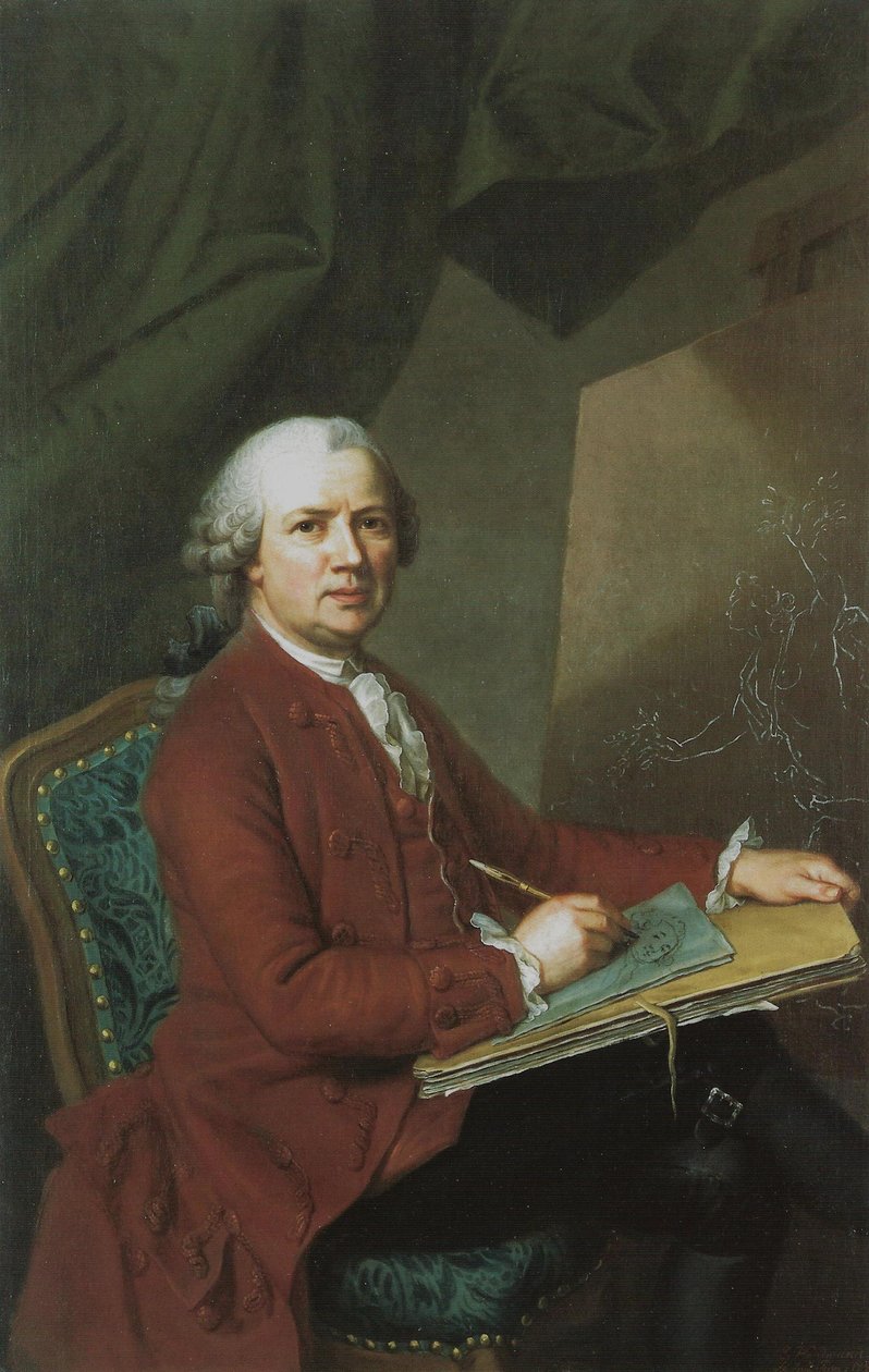 Autoportret autorstwa Jakob Emanuel Handmann