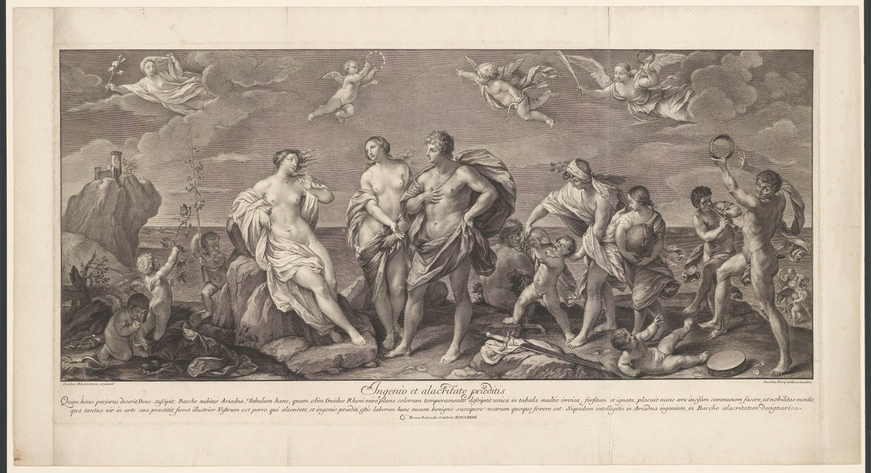 Bachus i Ariadna autorstwa Jakob Frey (I)