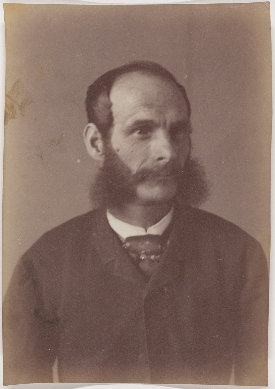 [Portret mężczyzny z bokobrodami]. autorstwa Jakob Höflinger