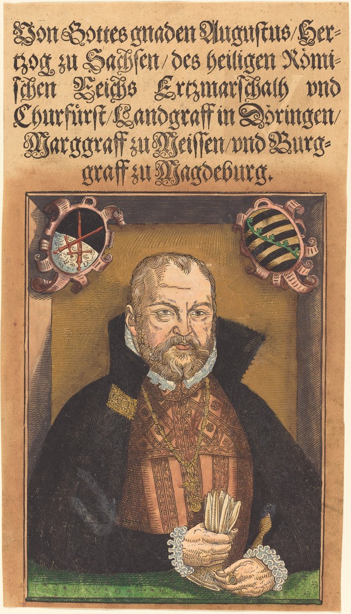 Augustus Hertzog z Saksonii autorstwa Jakob Lucius the Elder