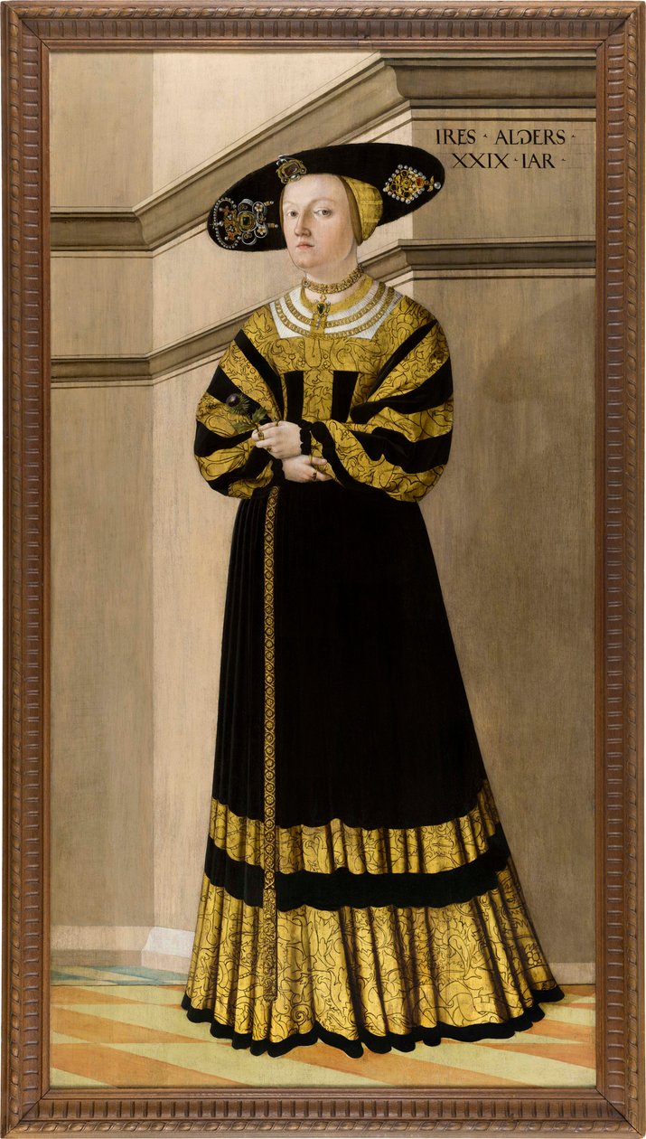 Portret Anny von Rosental, 1529. autorstwa Jakob Seisenegger