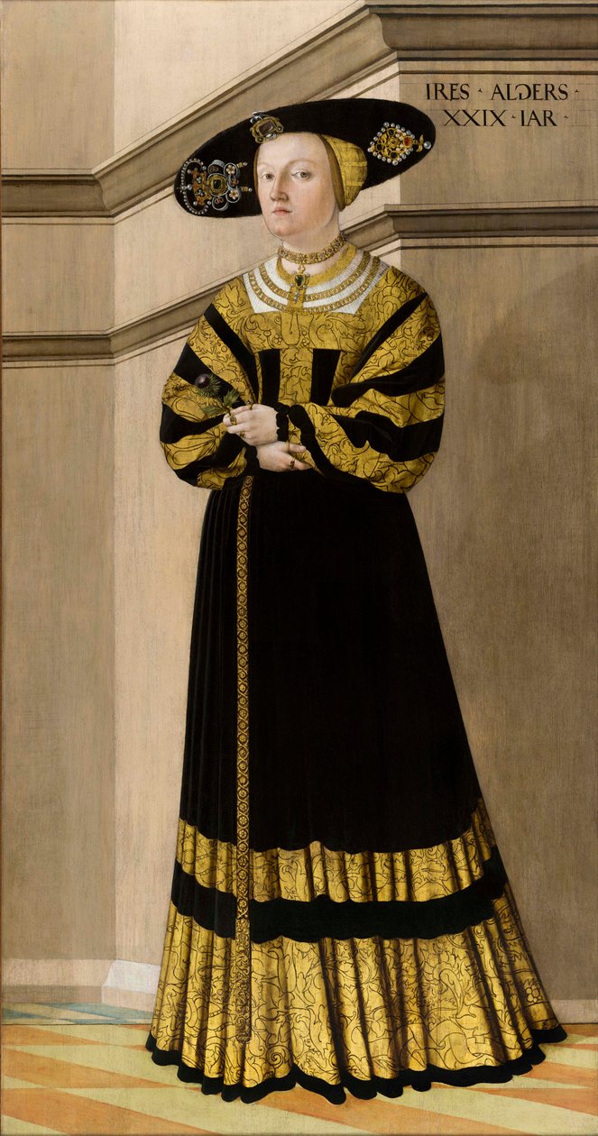 Portret Anny von Rosental, 1529. autorstwa Jakob Seisenegger