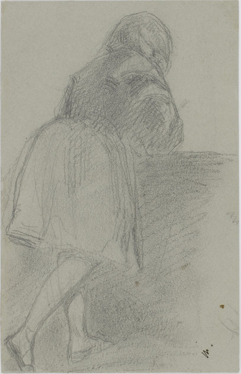 Annie, 1858-59 (ołówek na szaroniebieskim papierze) autorstwa James Abbott McNeill Whistler