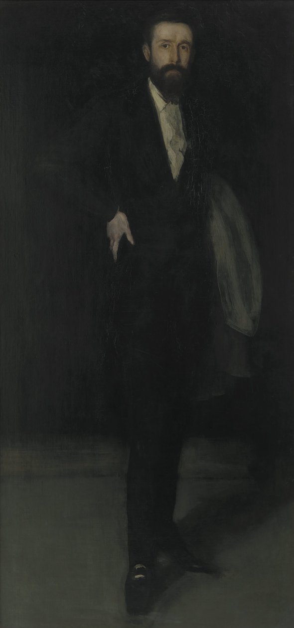 Aranżacja w czerni - Portret F. R. Leyland autorstwa James Abbott McNeill Whistler