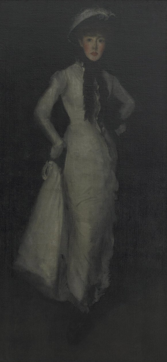 Aranżacja w kolorze białym i czarnym autorstwa James Abbott McNeill Whistler