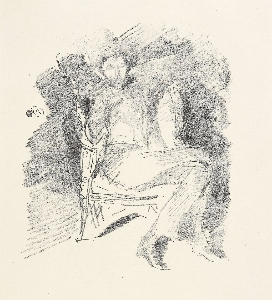Ognisko -Joseph Pennell, nr 1, 1896 autorstwa James Abbott McNeill Whistler