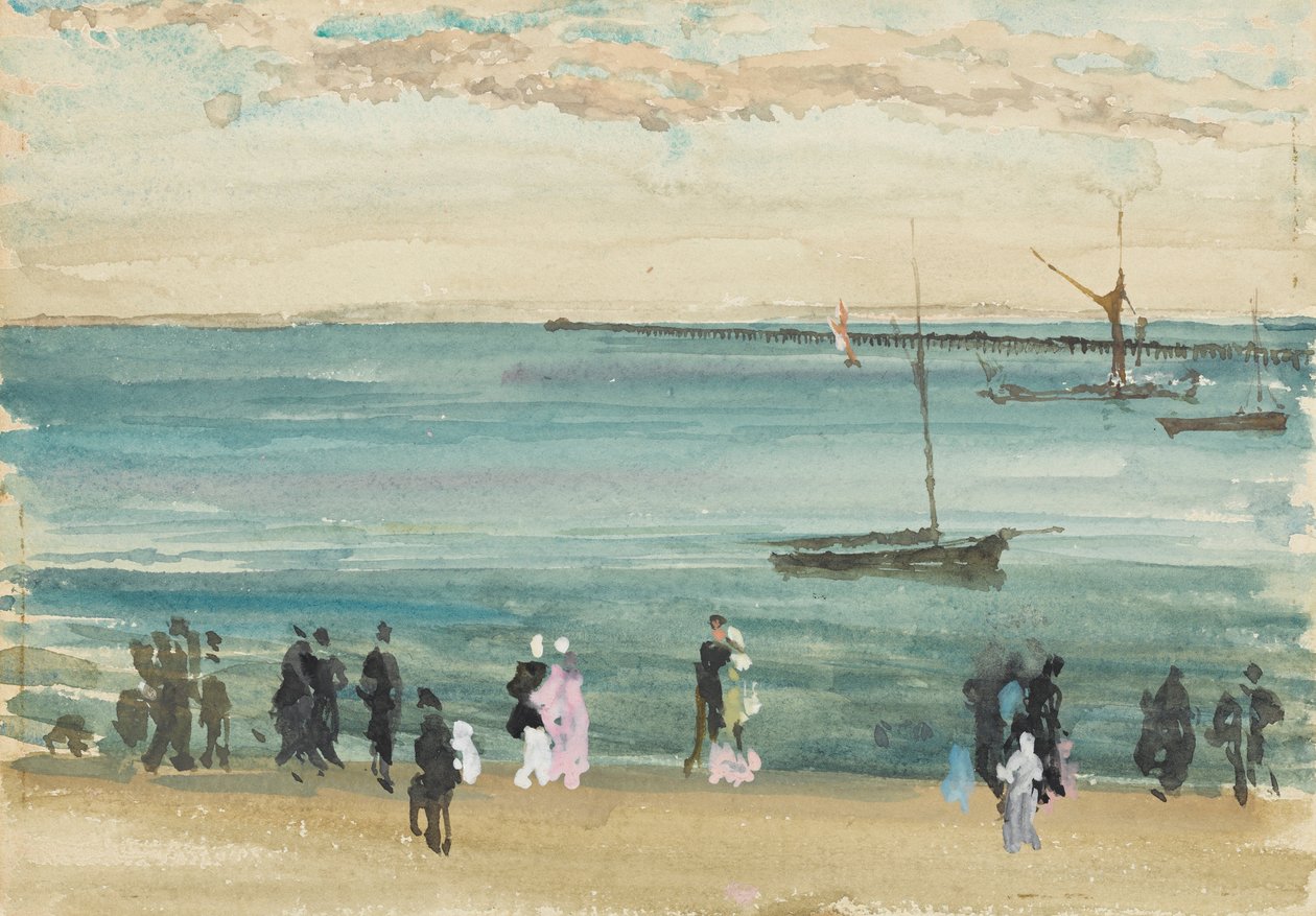 Molo na południowym krańcu autorstwa James Abbott McNeill Whistler
