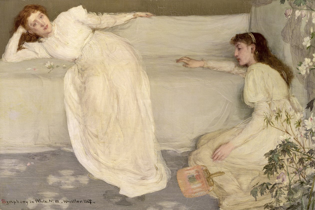 Symfonia w bieli, nr III, 1865-7 (bez oprawy) (zob. też 106898) autorstwa James Abbott McNeill Whistler