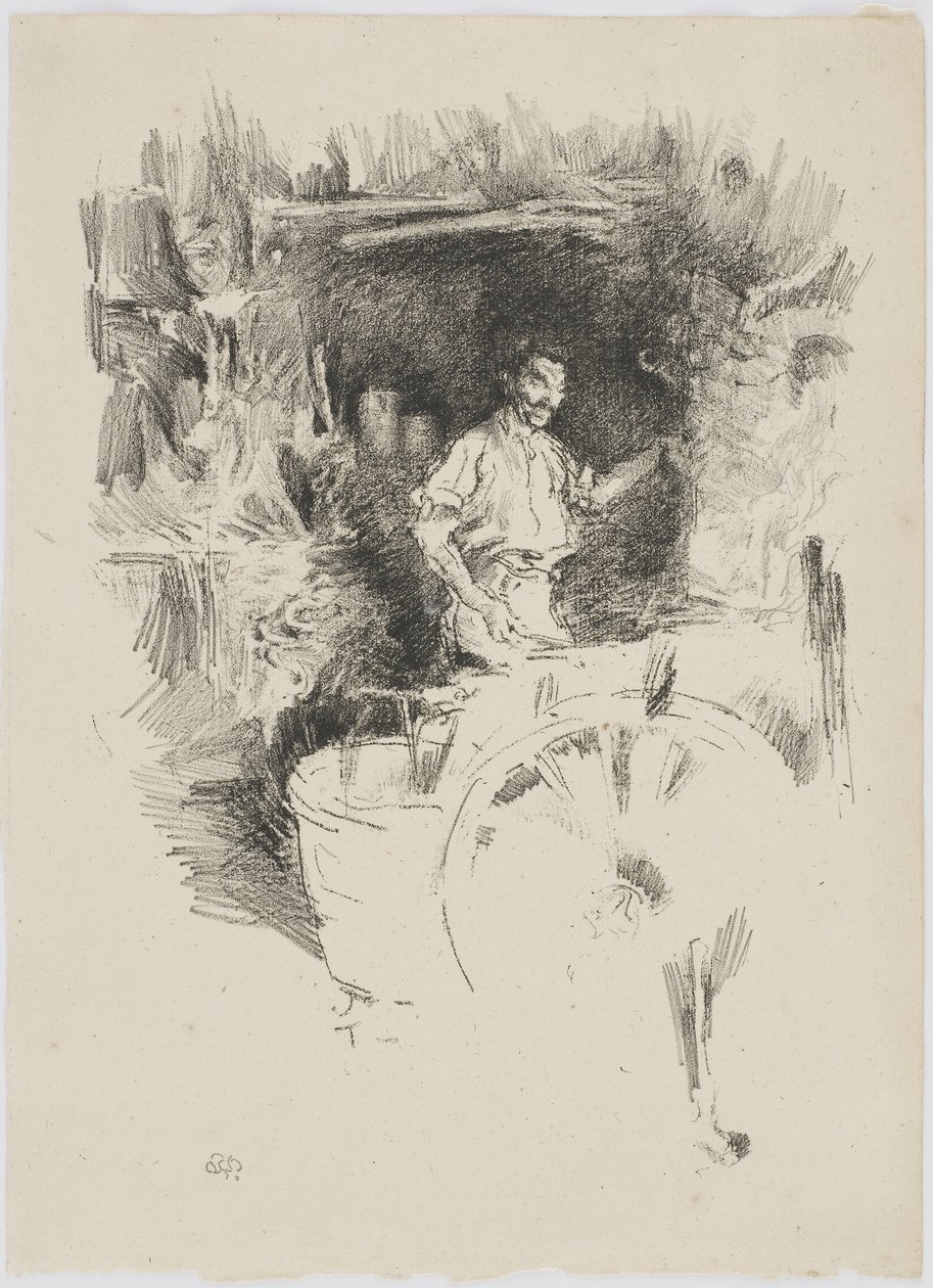 Kowal, 1895-96 (lit na papierze) autorstwa James Abbott McNeill Whistler