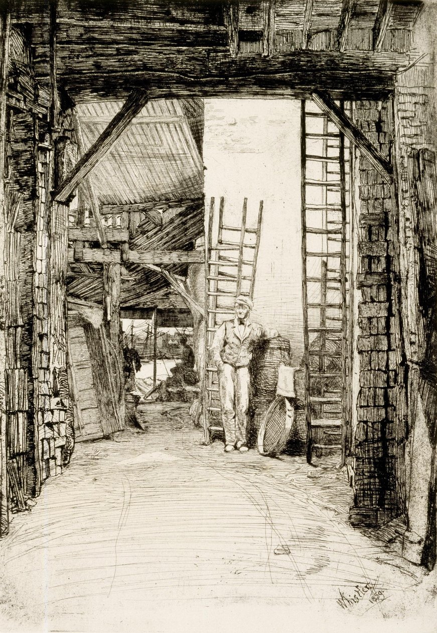 Palnik wapna autorstwa James Abbott McNeill Whistler
