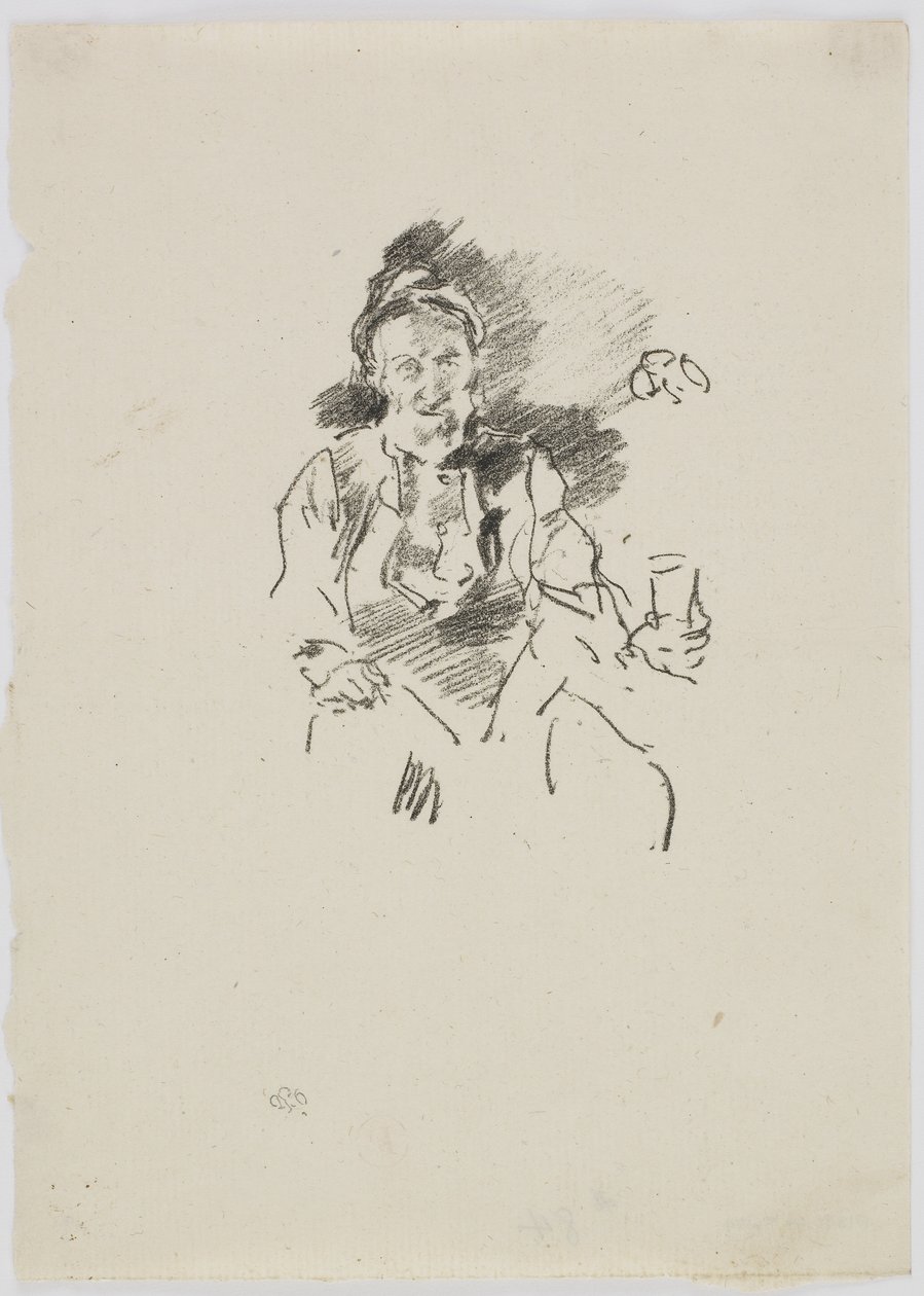 Mistrz Smith, 1895 (lit na papierze) autorstwa James Abbott McNeill Whistler