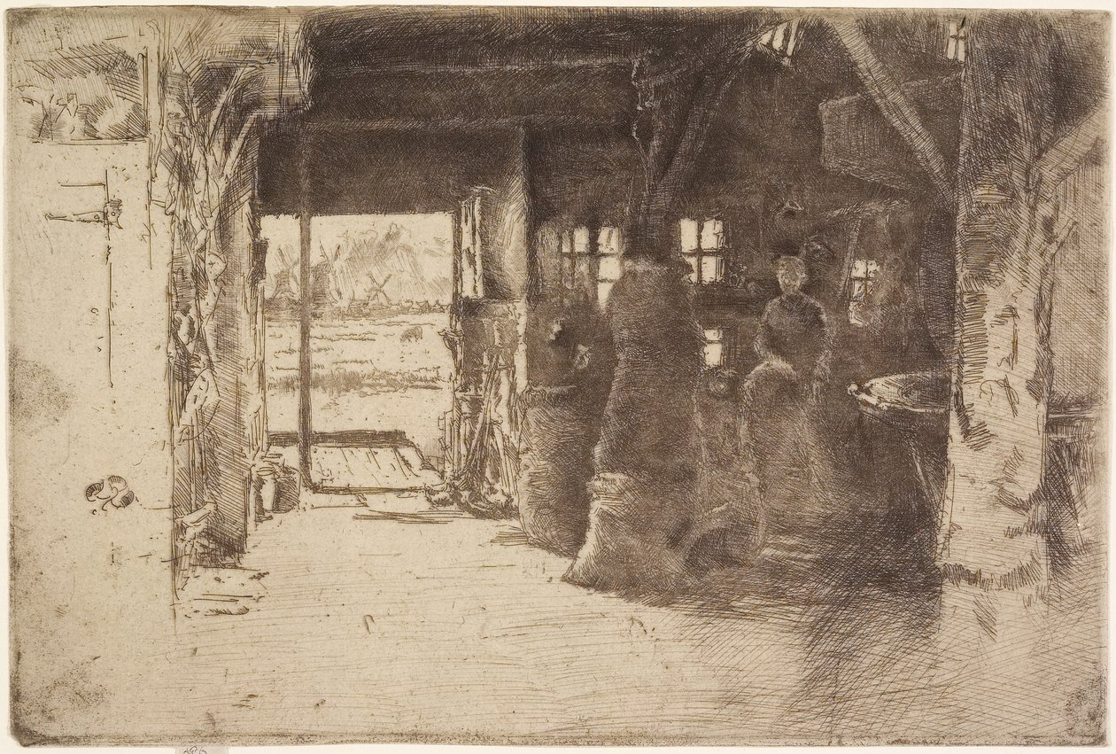Młyn, 1889 autorstwa James Abbott McNeill Whistler