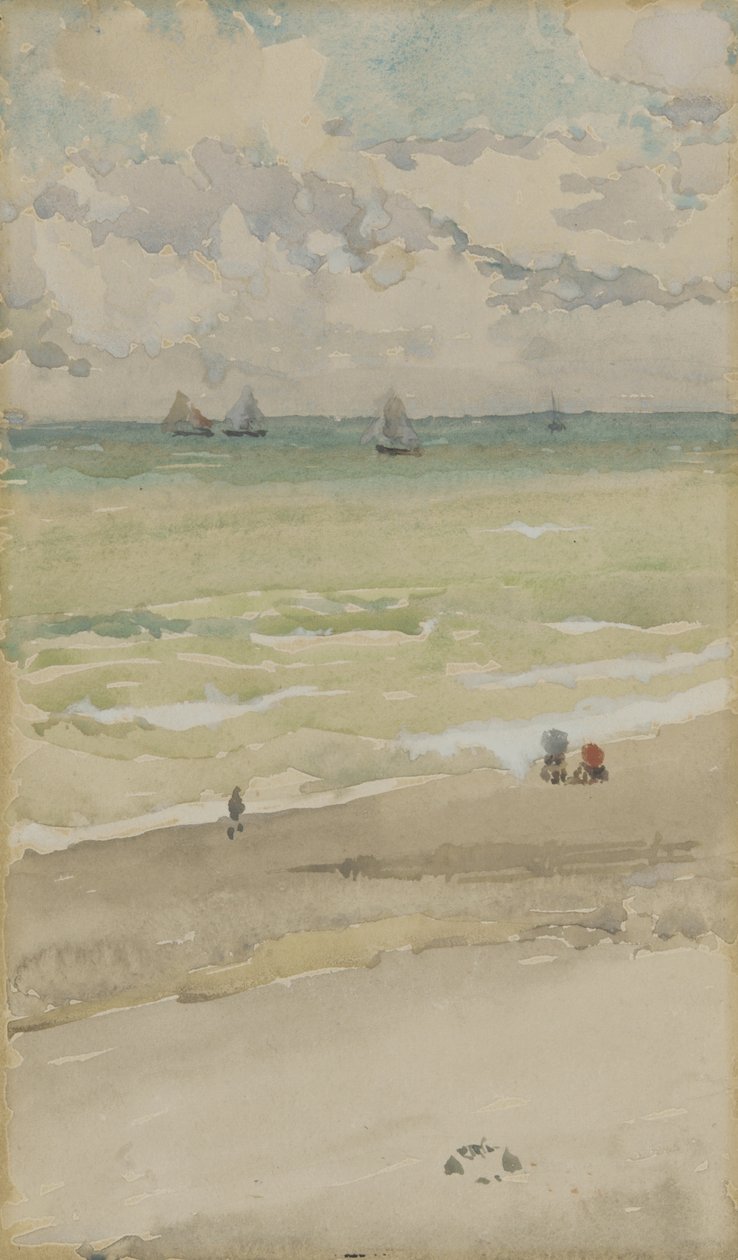 Wybrzeże, c.1885 autorstwa James Abbott McNeill Whistler