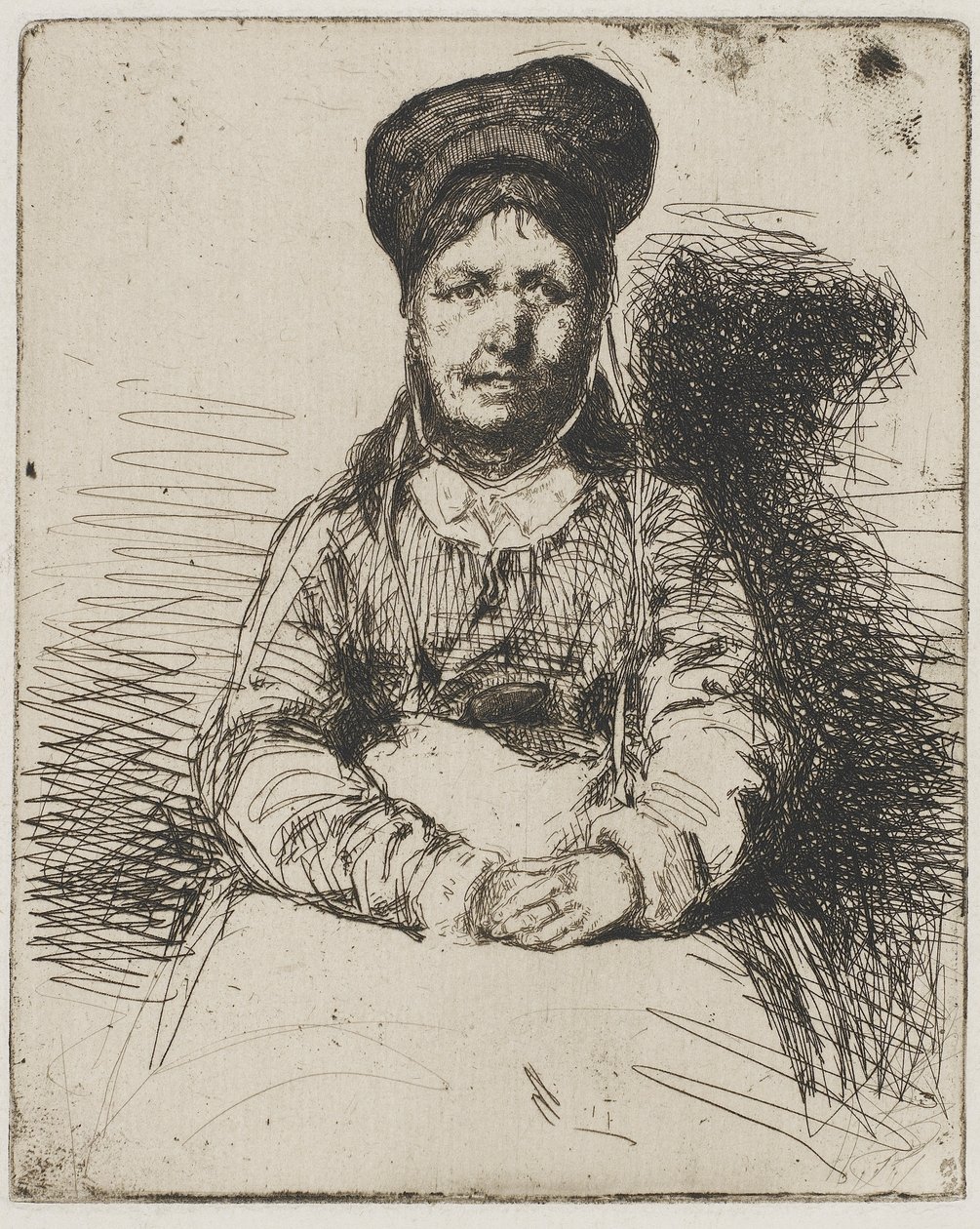Tinker, 1858 (akwaforta na papierze) autorstwa James Abbott McNeill Whistler