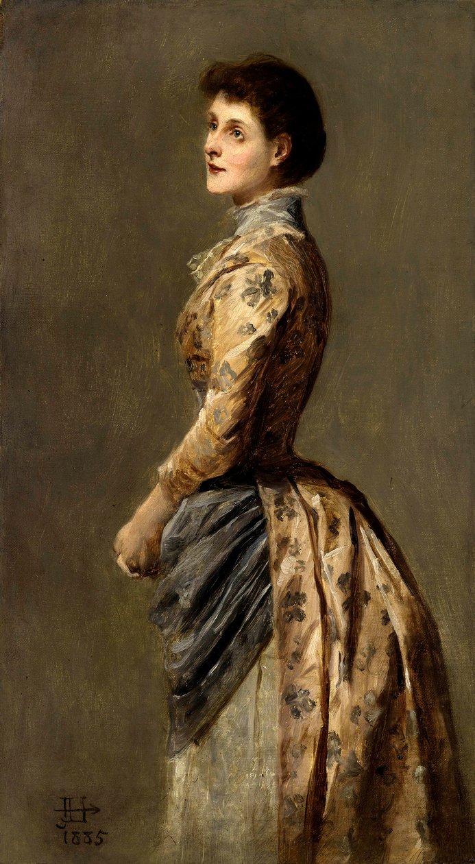 Portret dziewczyny, 1885 autorstwa James Archer