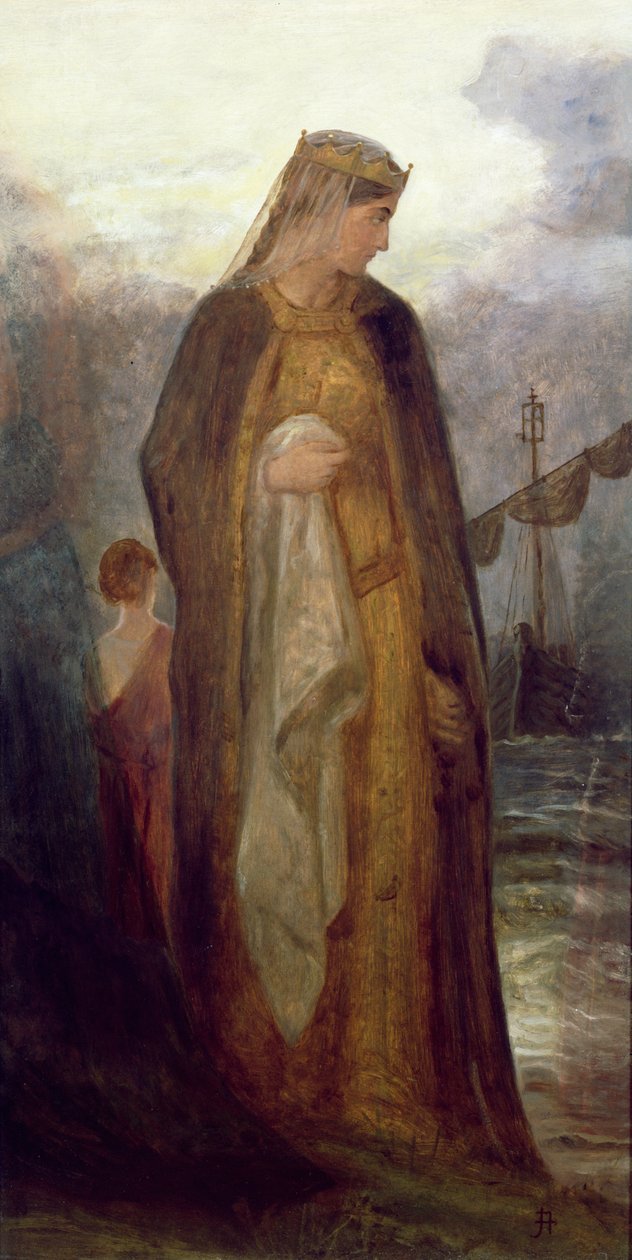 Królowa Ginewra, 1860 autorstwa James Archer