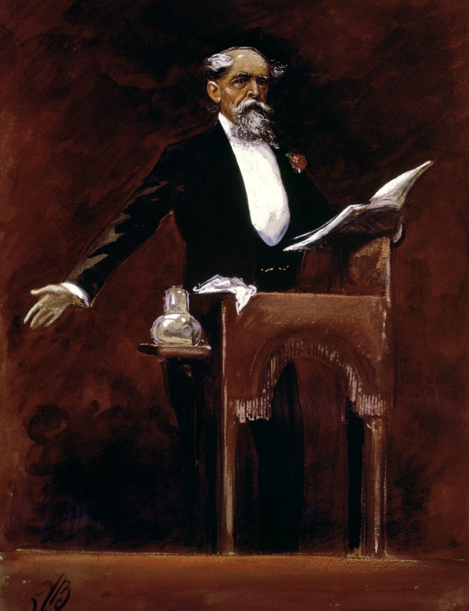 Karol Dickens (1812-70) autorstwa James Bacon