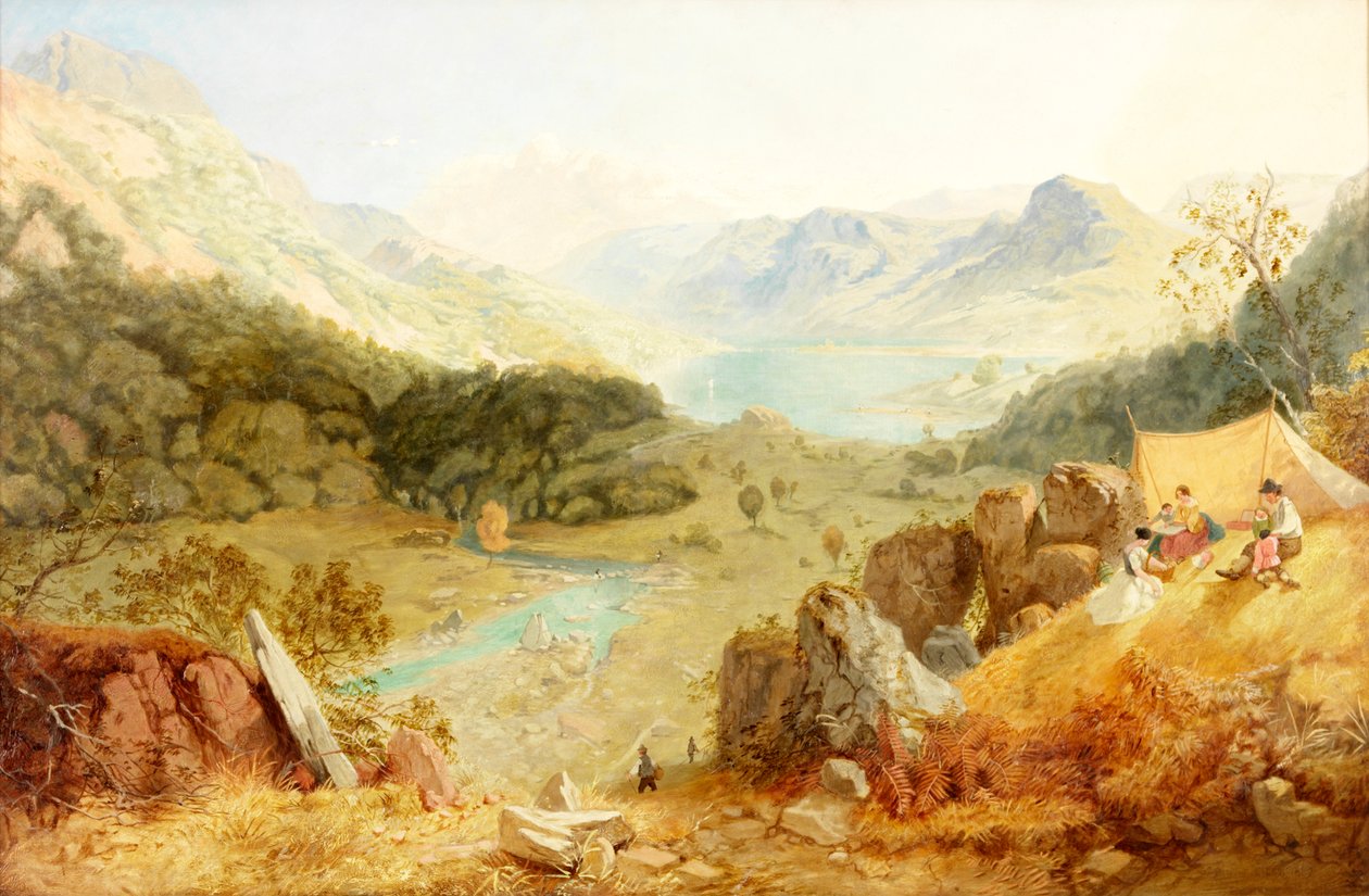 Thirlmere, Cumberland, 1869 r. autorstwa James Baker Pyne