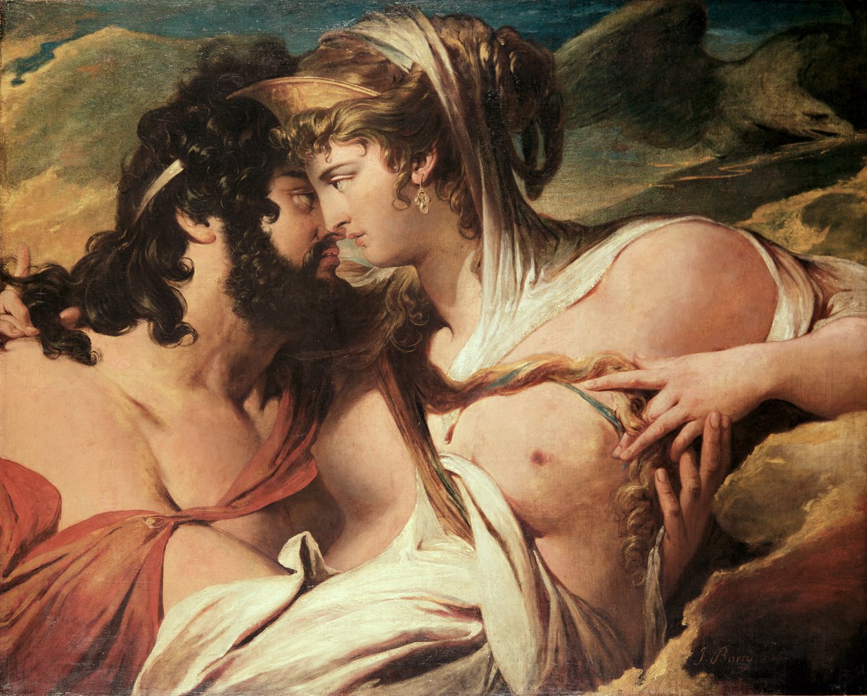 Jowisz i Junona na górze Ida autorstwa James Barry