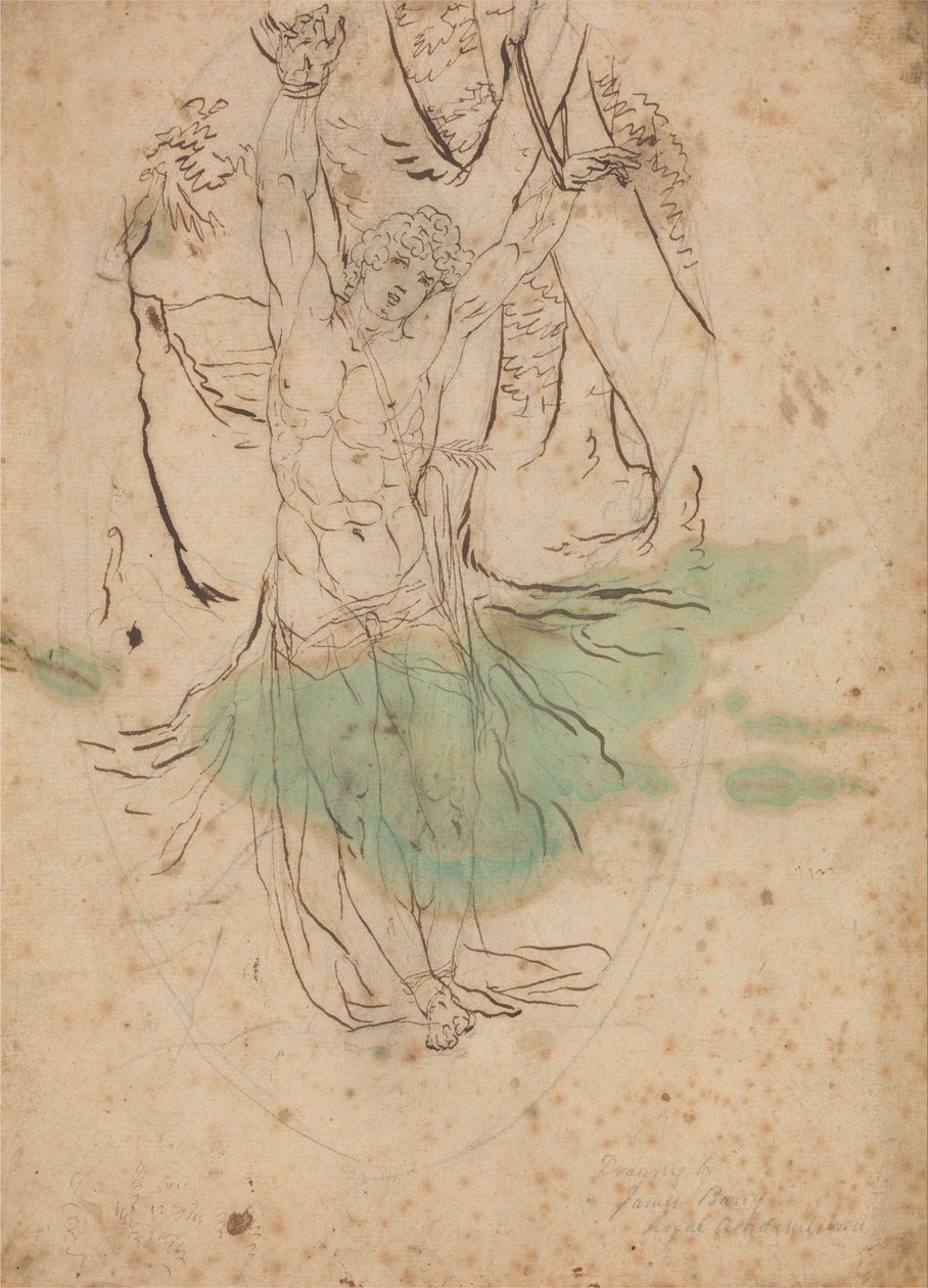Studium dla św. Sebastiana autorstwa James Barry