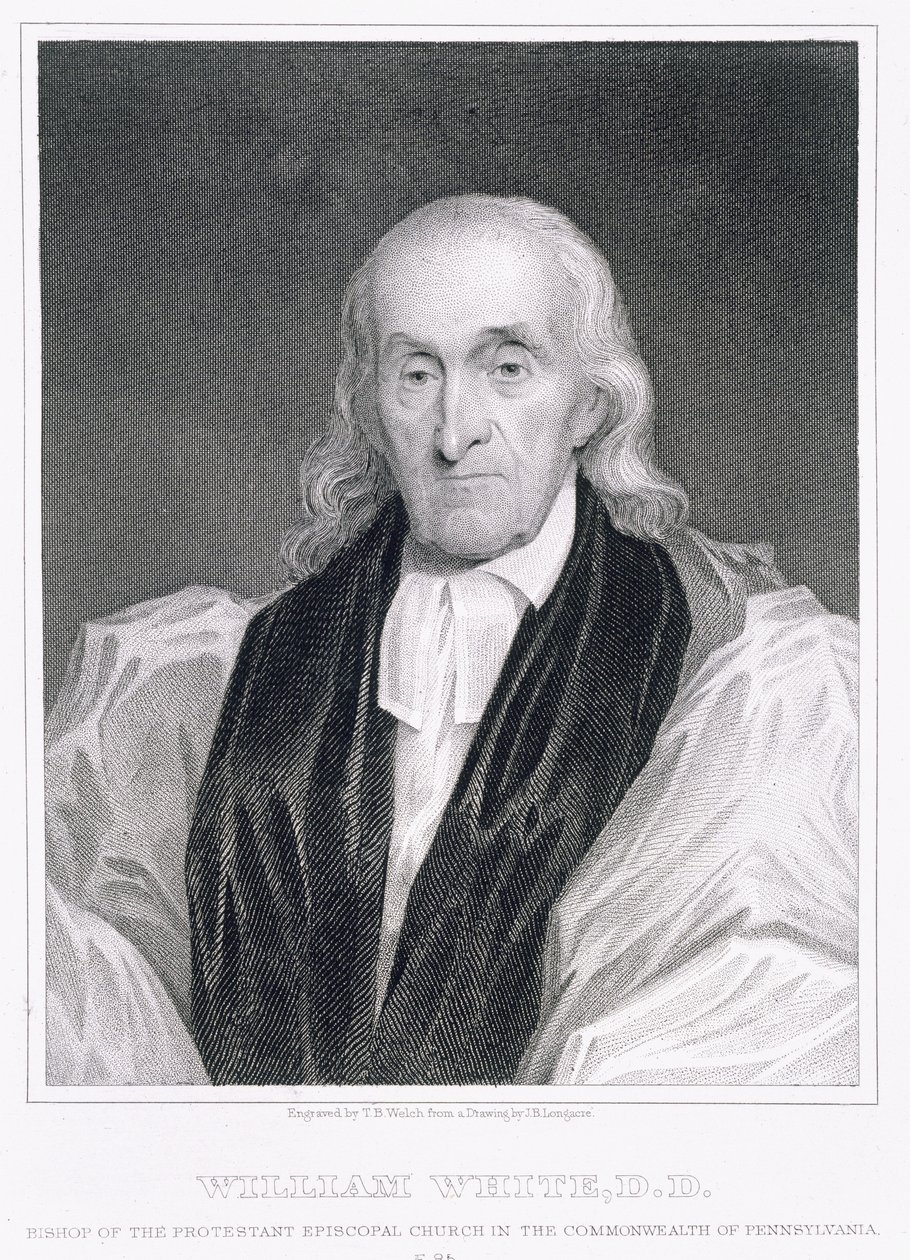William White (1748-1836) w wieku 85 lat, wyryty przez Thomasa B. Welcha (1814-74) autorstwa James Barton Longacre