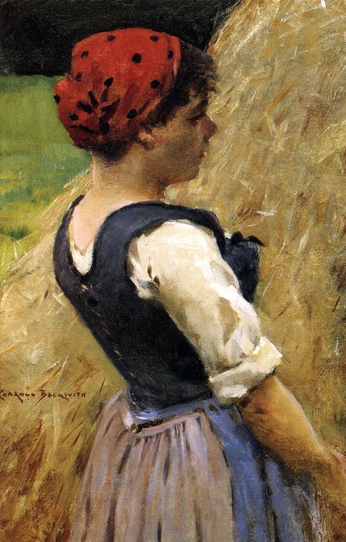 Dziewczyna z Normandii autorstwa James Carroll Beckwith