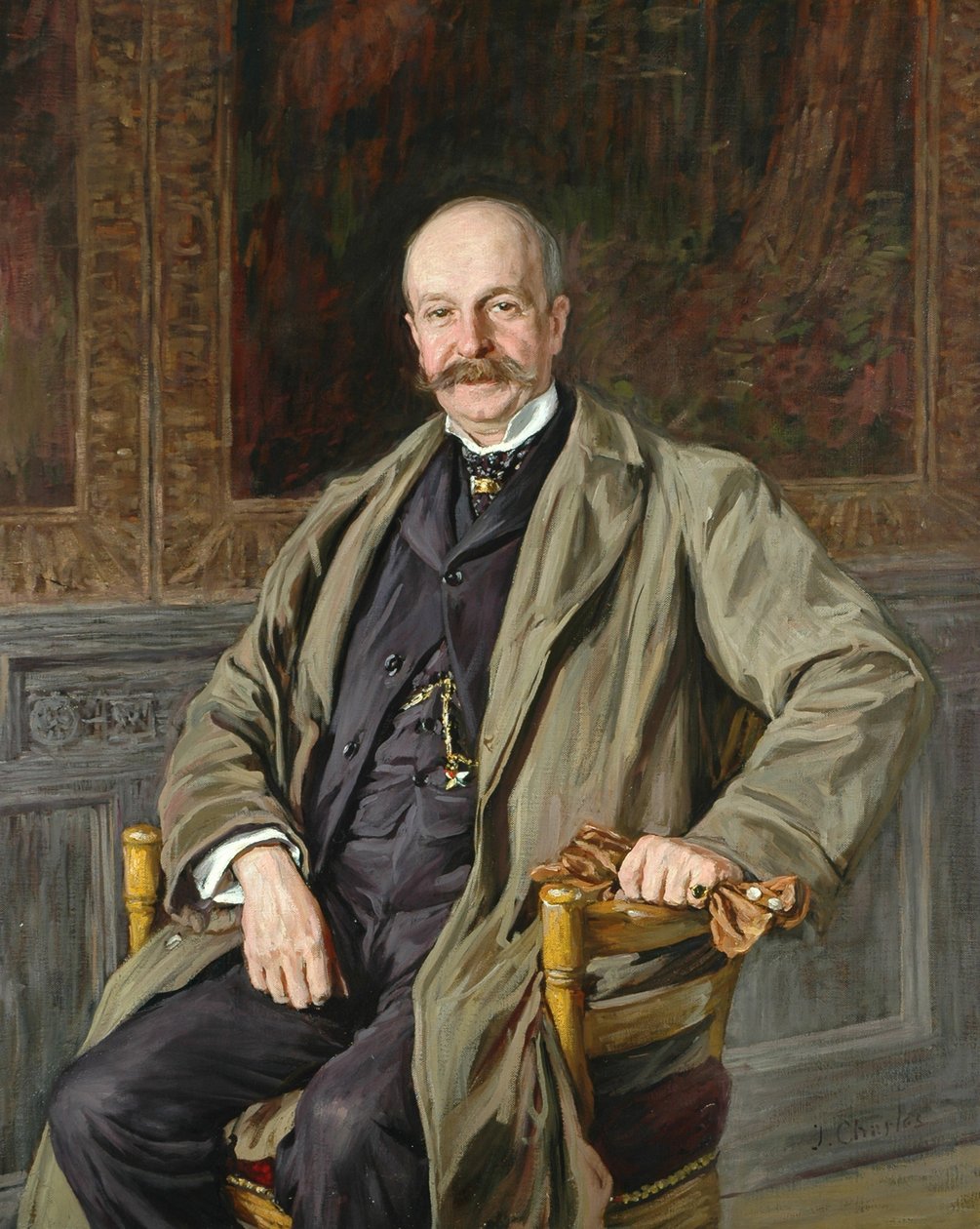 Sir John Arthur Godwin autorstwa James Charles